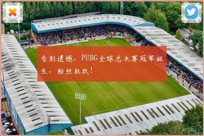告别遗憾,PUBG全球总决赛冠军诞生,粉丝狂欢!